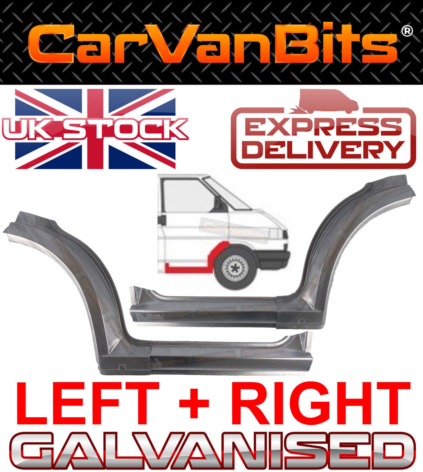 FOR VW TRANSPORTER T4 90-03 FRONT WHEEL ARCH SILL REPAIR PANEL DOOR DOORSTEP