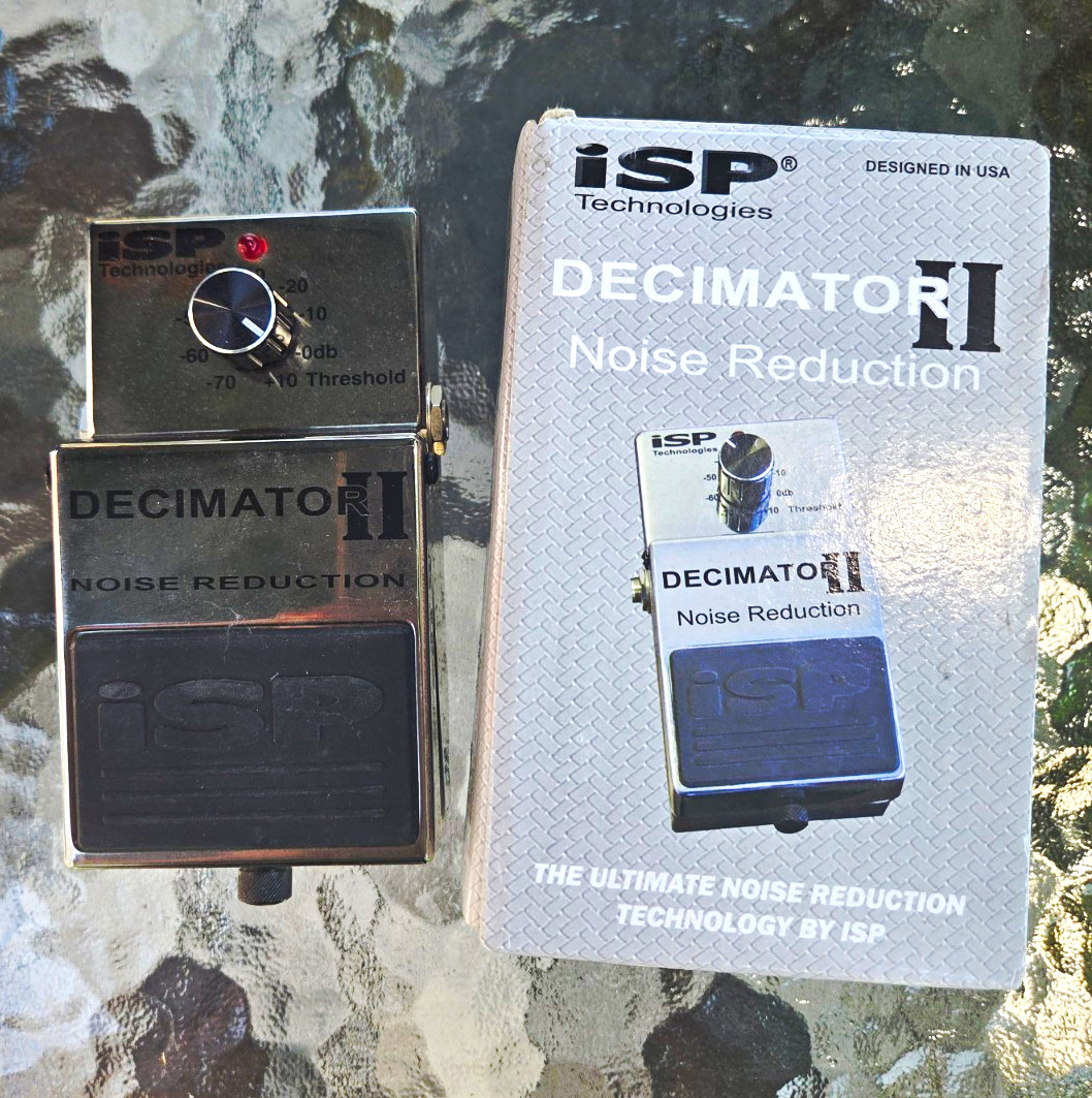 ISP Technologies Decimator II Analog Noise Gate Pedal for Electric Guitar
