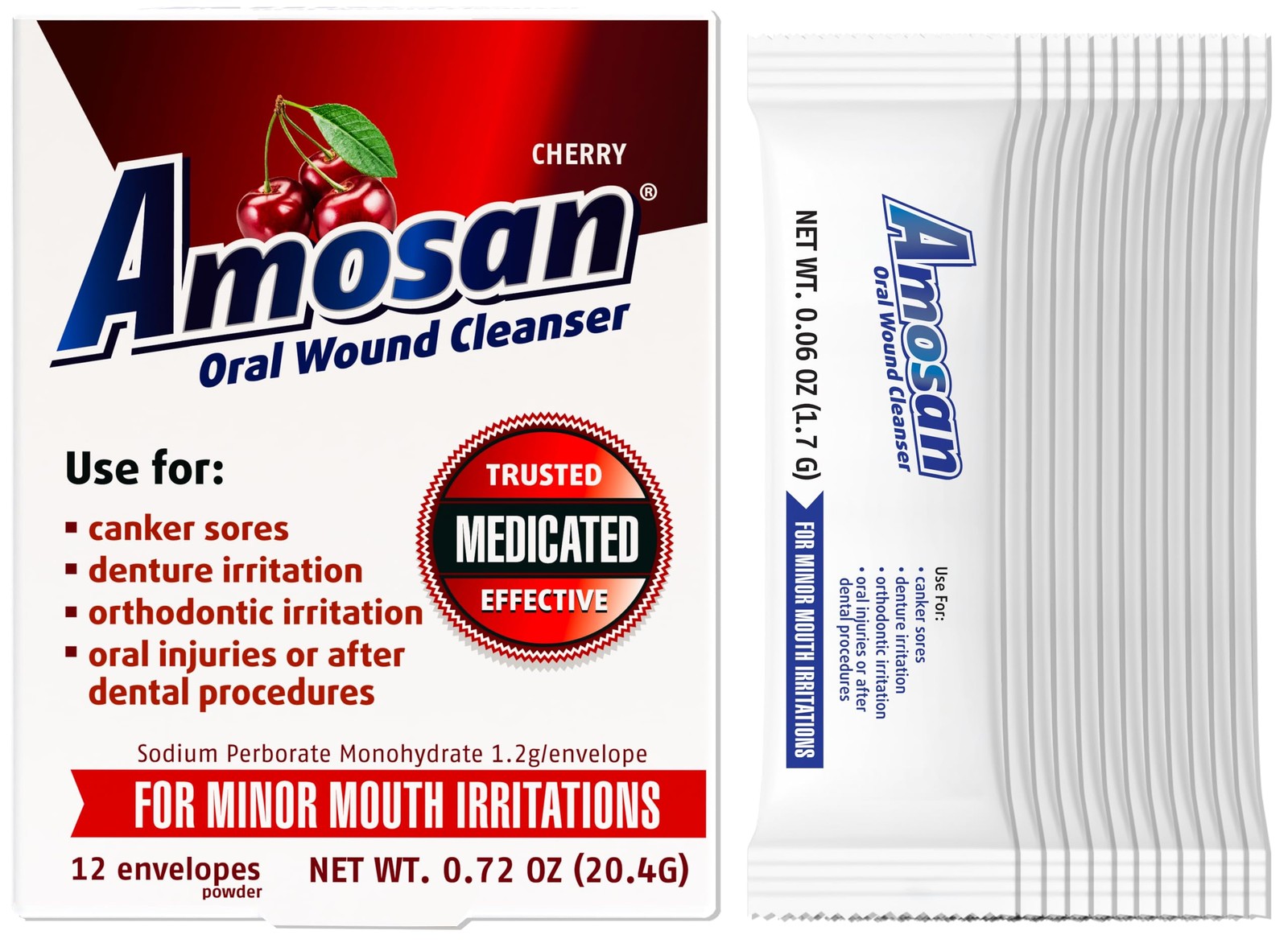 Oral Wound Cleanser - Cherry