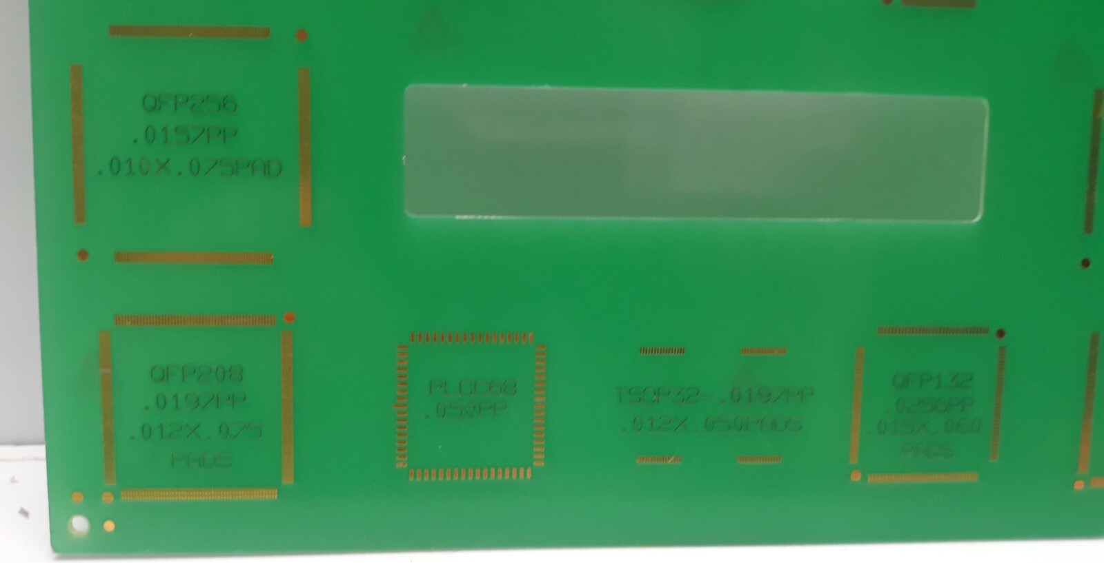 Tyco Printed Circuit Group MPM Corp. Sample Circuit Board - Gold