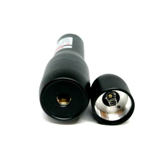 Focusable 520nm Waterproof Laser Pointer Green Dot Flashlight LED Torch