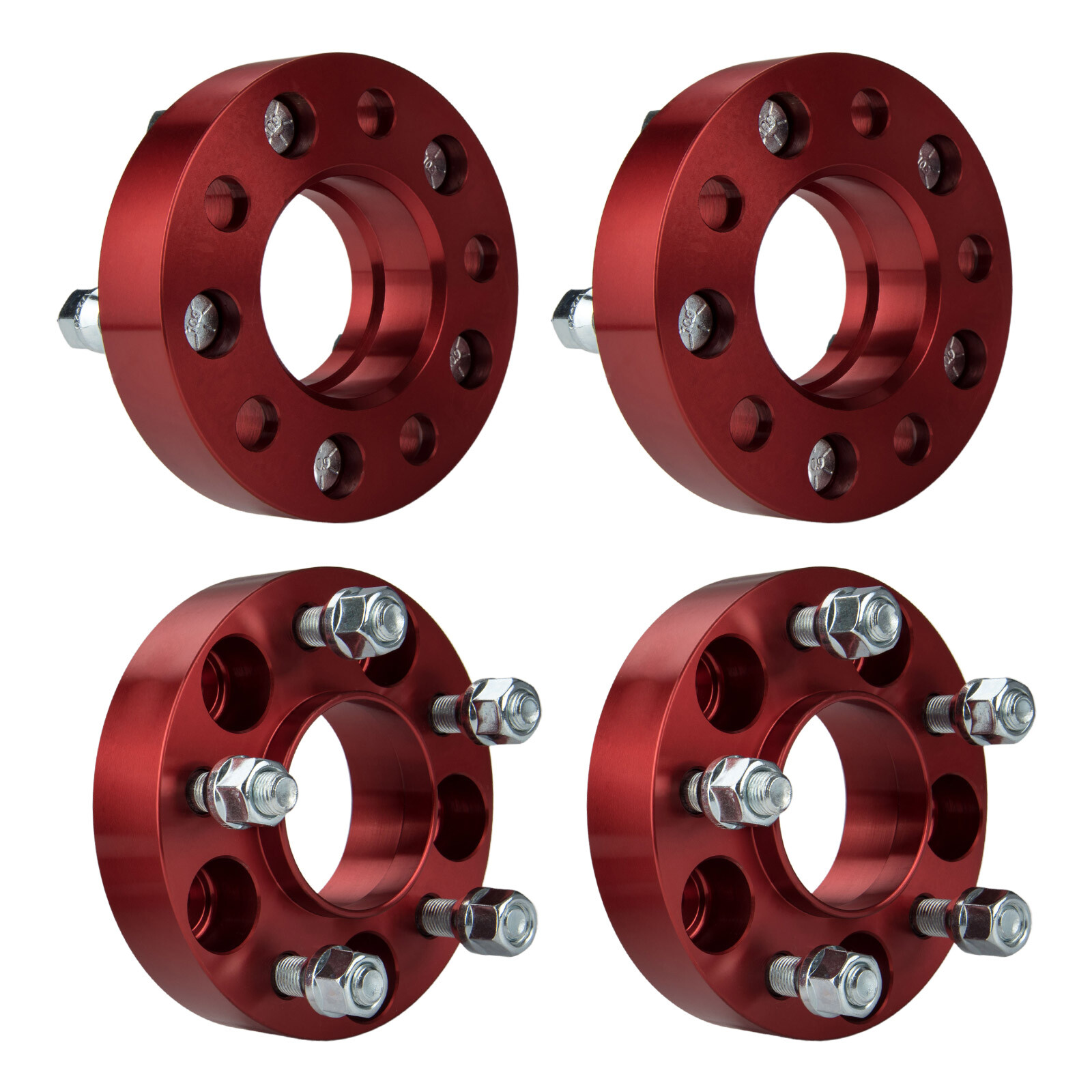 4X 5x4.5 1.25" Hubcentric Wheel Spacers 1/2"x20 For Jeep Cherokee Wrangler TJ XJ