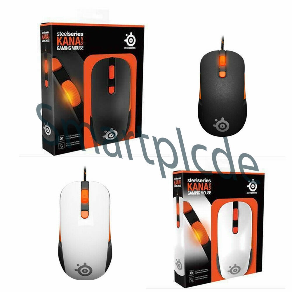 NEW steelseries kana v2 ergonomic photoelectric wired gaming mouse cpi switch