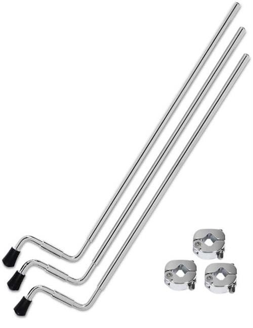 DW - DRSPFTL-CR23P - 3 Floor Tom Legs W 2012 Memory, Chrome