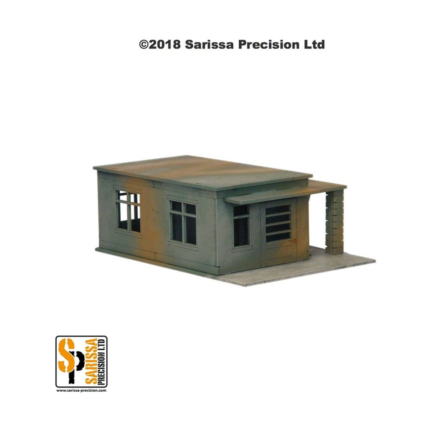 Sarissa Precision Terrain 28mm Guard House w/Bike Shelter Pack SW (New)
