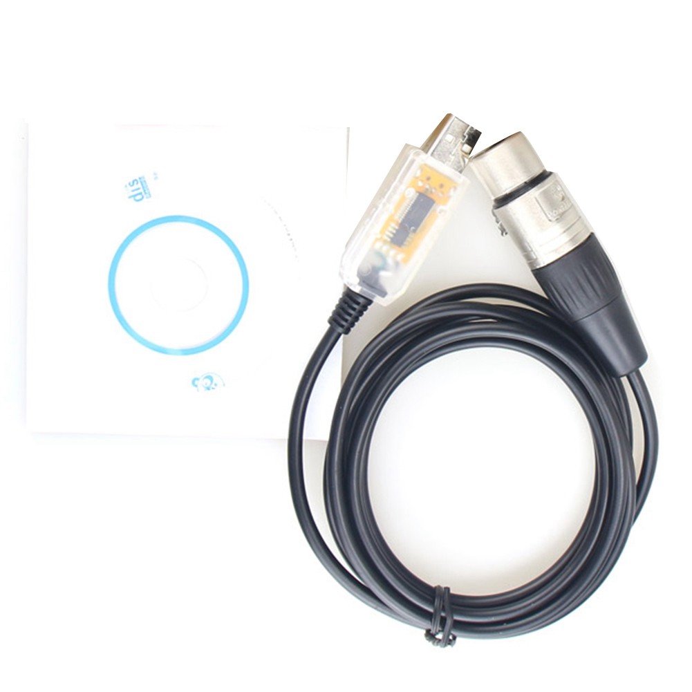 USB To Interface Adapter LED DMX512 Computer PC Stage Lighting Controller9936