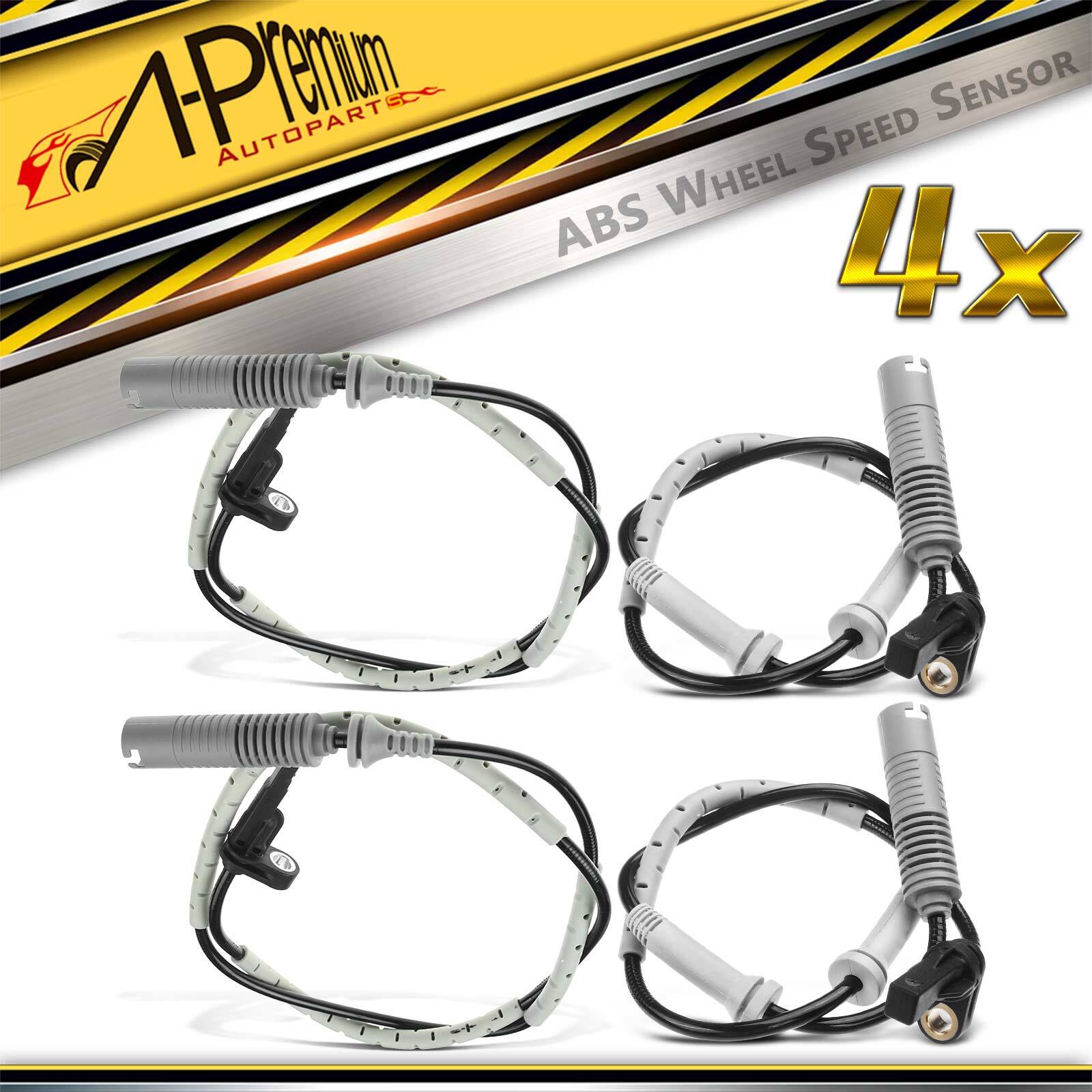 A-Premium 4x F&R ABS Wheel Speed Sensor for BMW E90/92/93 135i 323i 335i xDrive