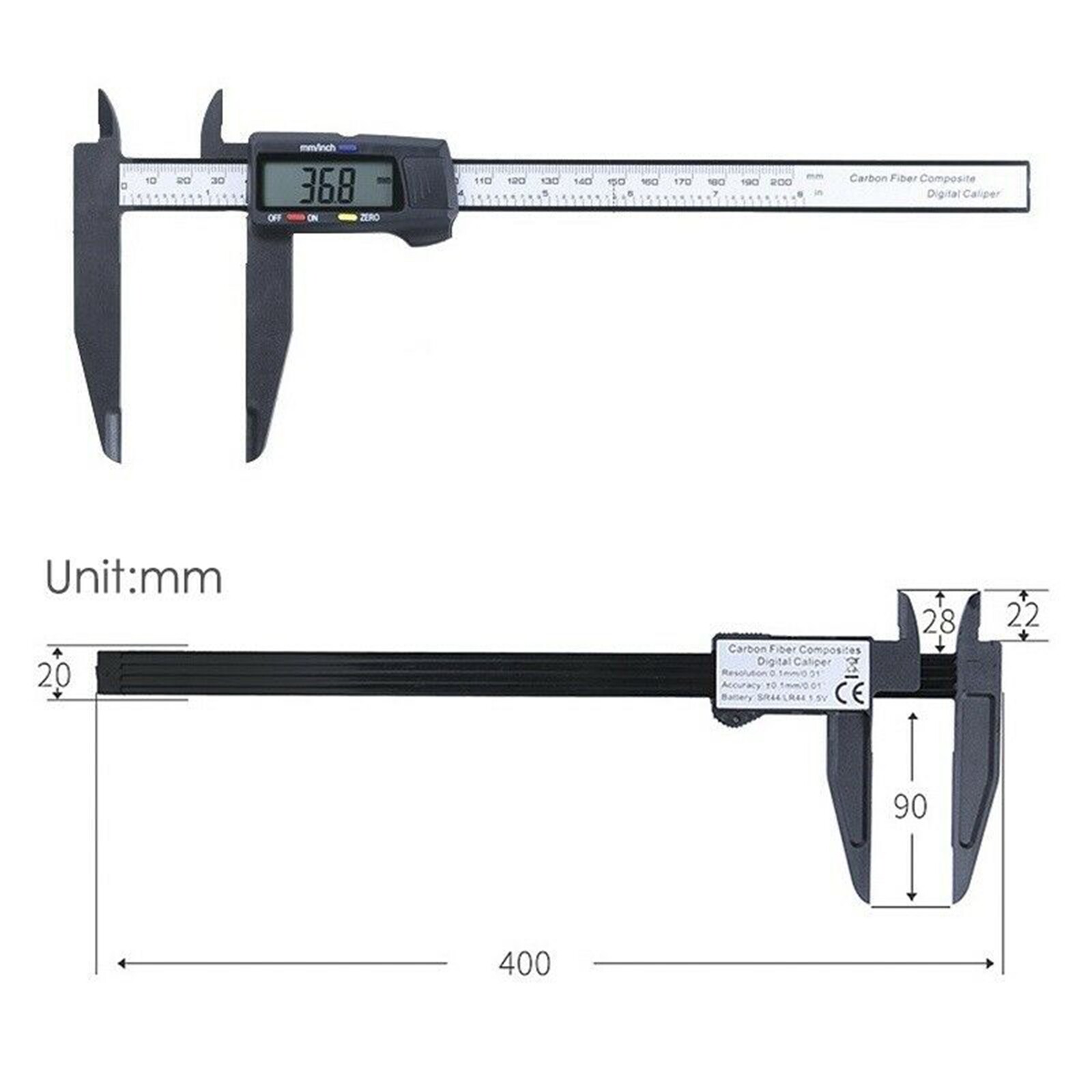 0-300mm Large Measure Range Electronic Digital Vernier Caliper Height Gauge Tool