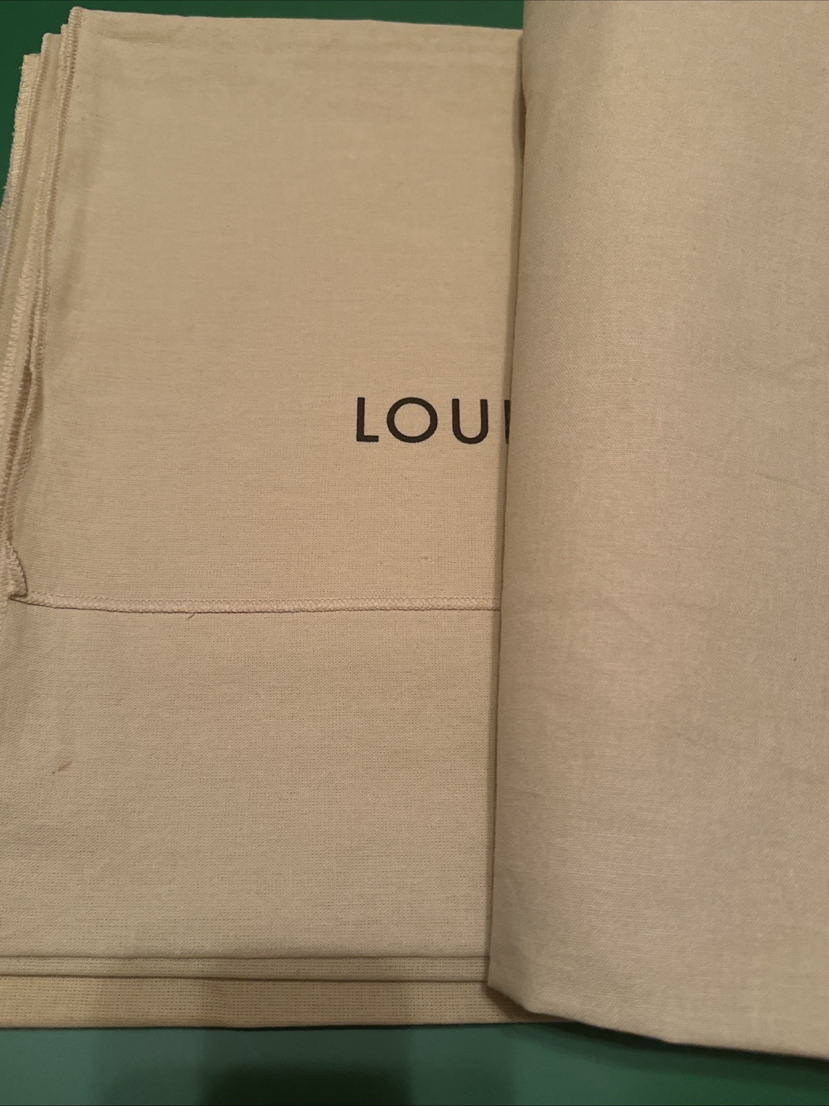 Authentic Louis Vuitton Dust Cover Bag, Beige “18x13” Envelope Type