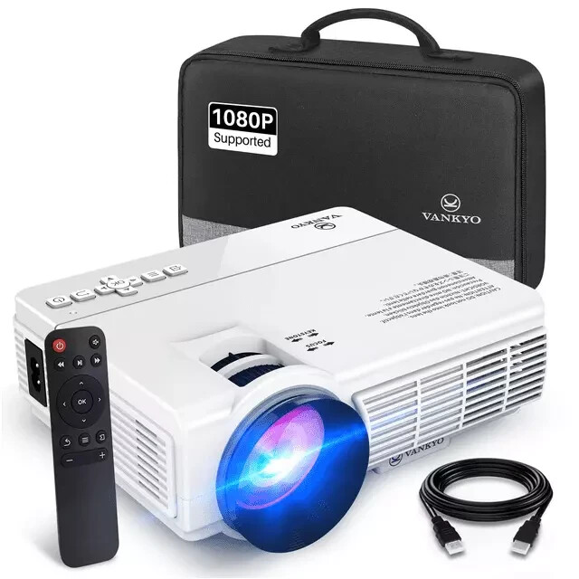 VANKYO Leisure 3 Upgraded Version 2400 Lux LED Portable Projector Carrying bag