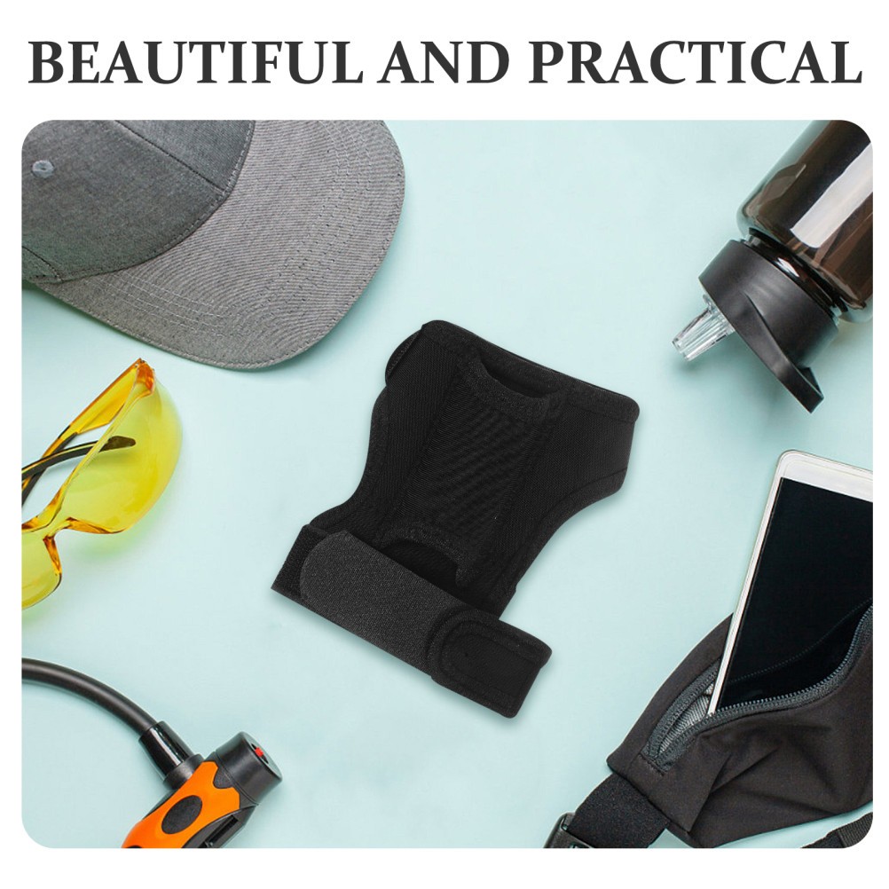 2Pcs Black Scuba Wrist Flashlight Mount Lightweight Adjustable Flashlight Sleeve