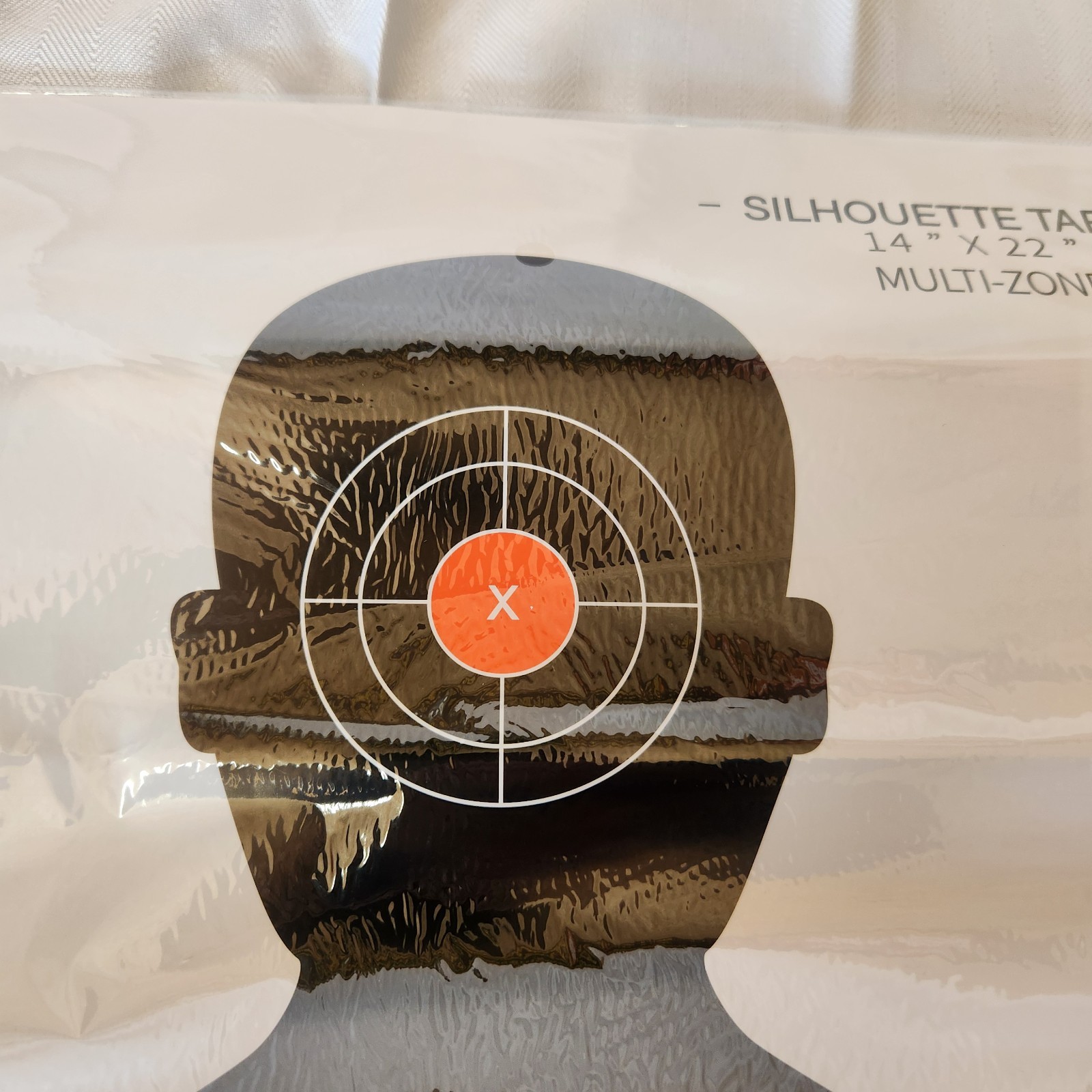 10 Pack Paper Multi Zone Targets 14" X 22" Silhouette