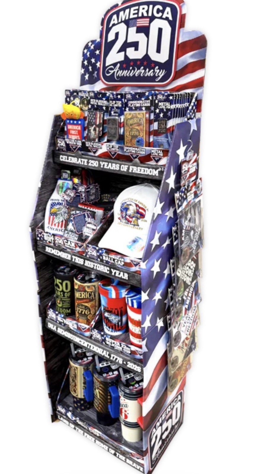 USA Floor Stand Display 250 Msrp $987