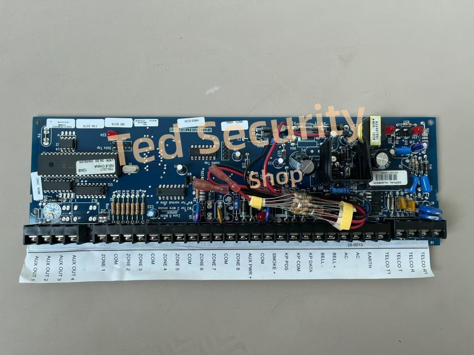 Interlogix GE NX-8 NetworX NX-8 Security Alarm System Panel Board Only