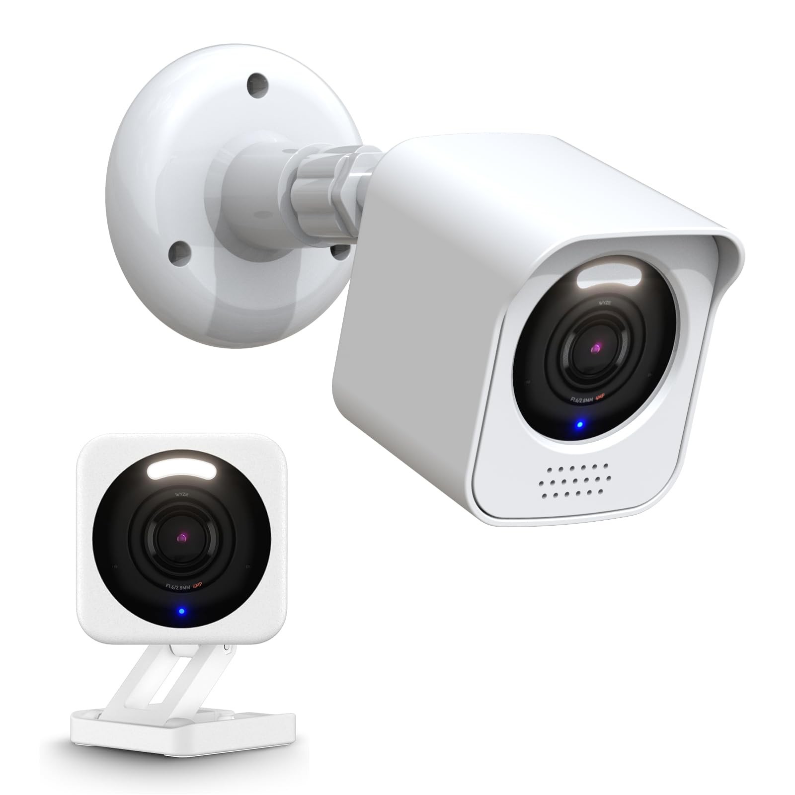 KMOUANTS All-New Wyze Cam V4 Camera Surveillance 20.88 cubic inches, white