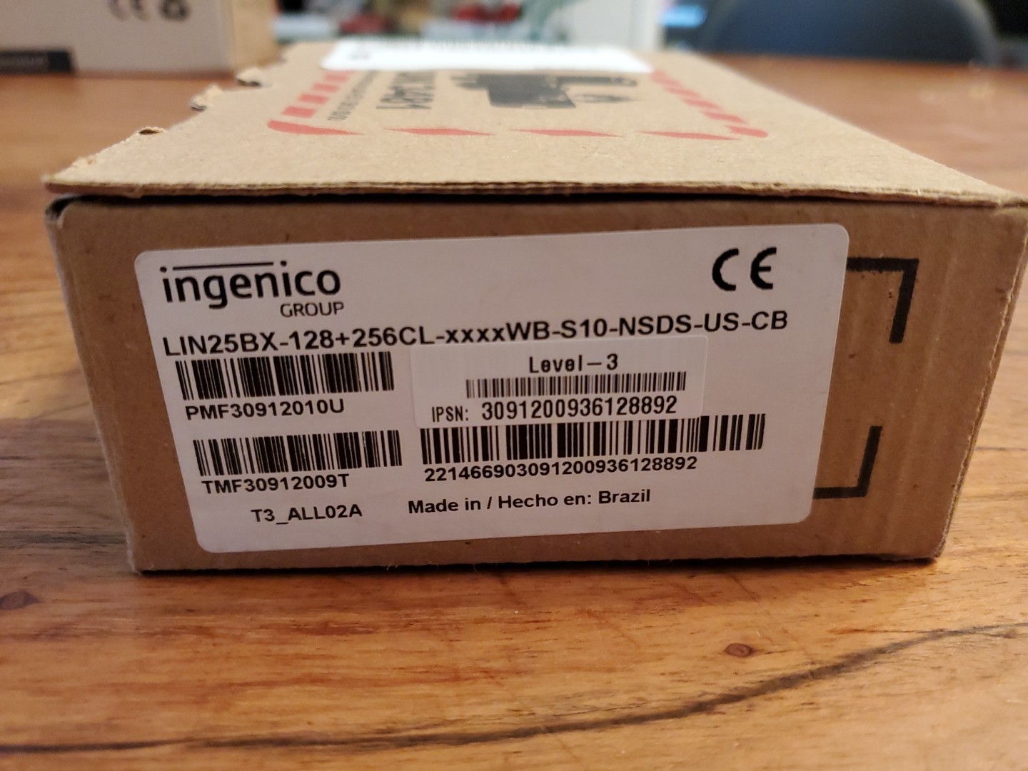 Ingenico LINK/2500 (Worldpay) Payment Terminal PMF30912010U LIN25BX-128+256CL