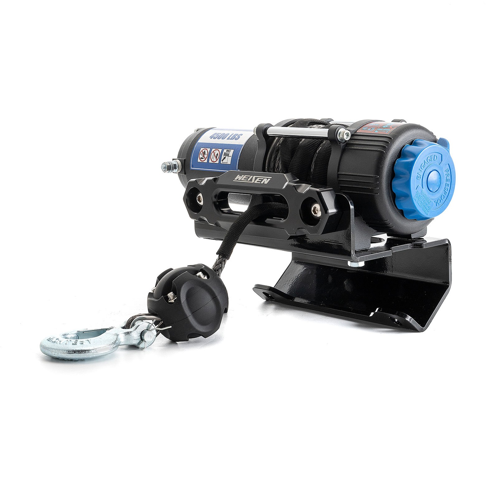 WEISEN 4500lb 12V Electric Winch Kit w/Winch Mount For Can Am Defender HD5/8/10