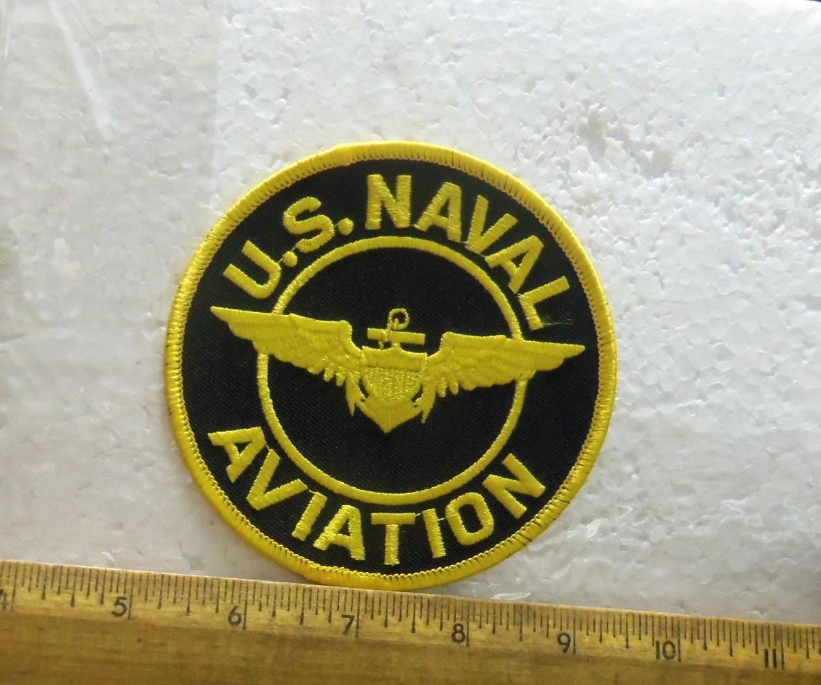 Large U. S. Naval – Aviation Embroidered Patch (NOS)