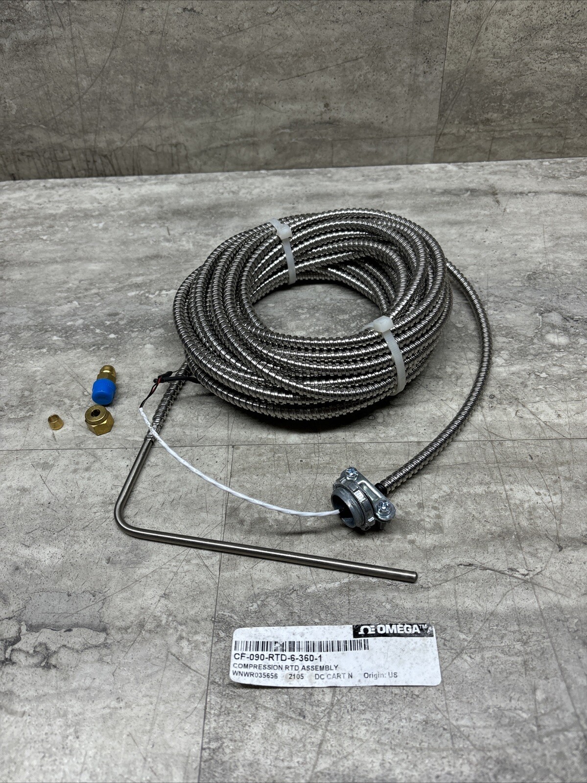 OMEGA CF-090-RTD-6-360-1 Compression RTD Assembly, New
