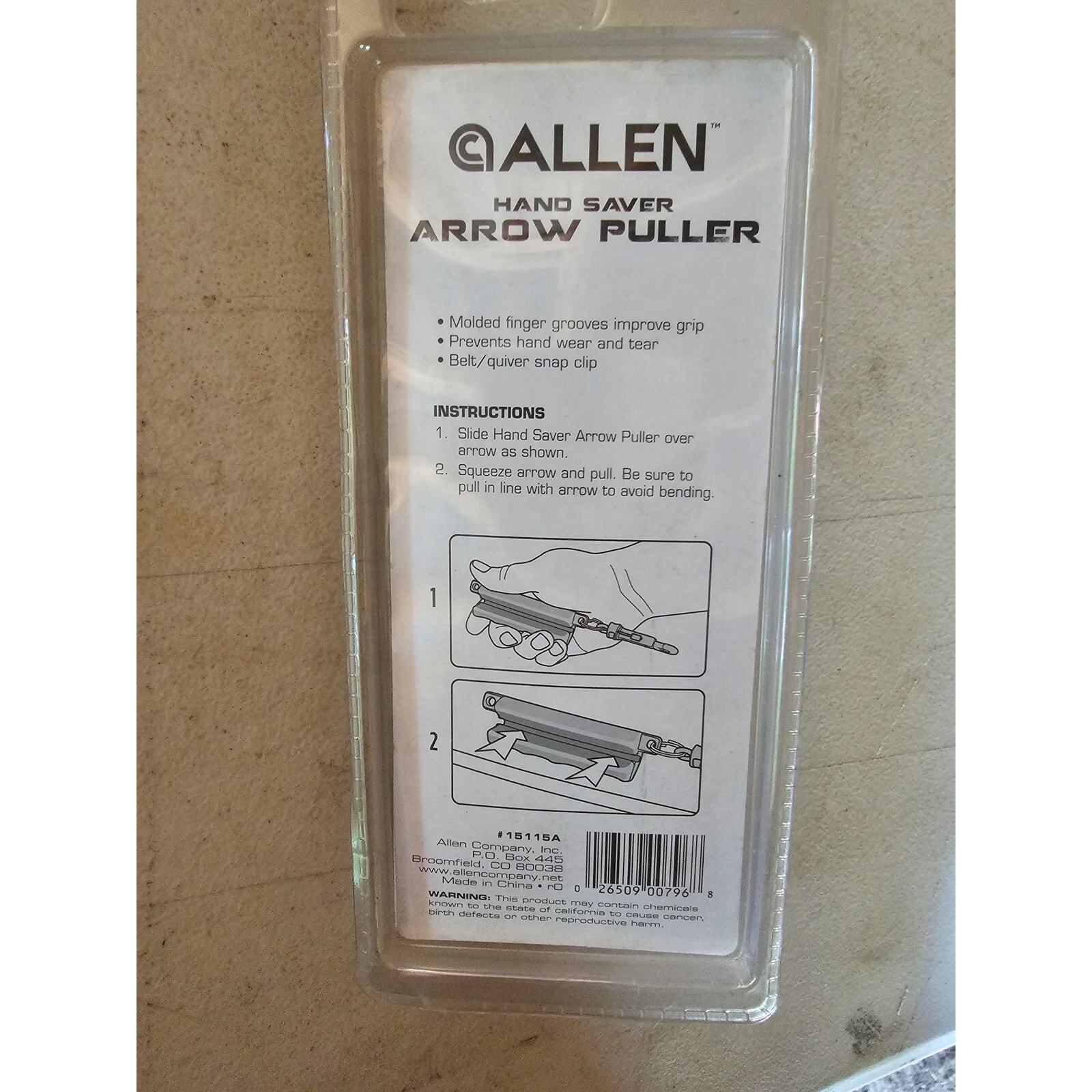 ALLEN Arrow Puller Hand Saver Compound Bow Hunting Archery