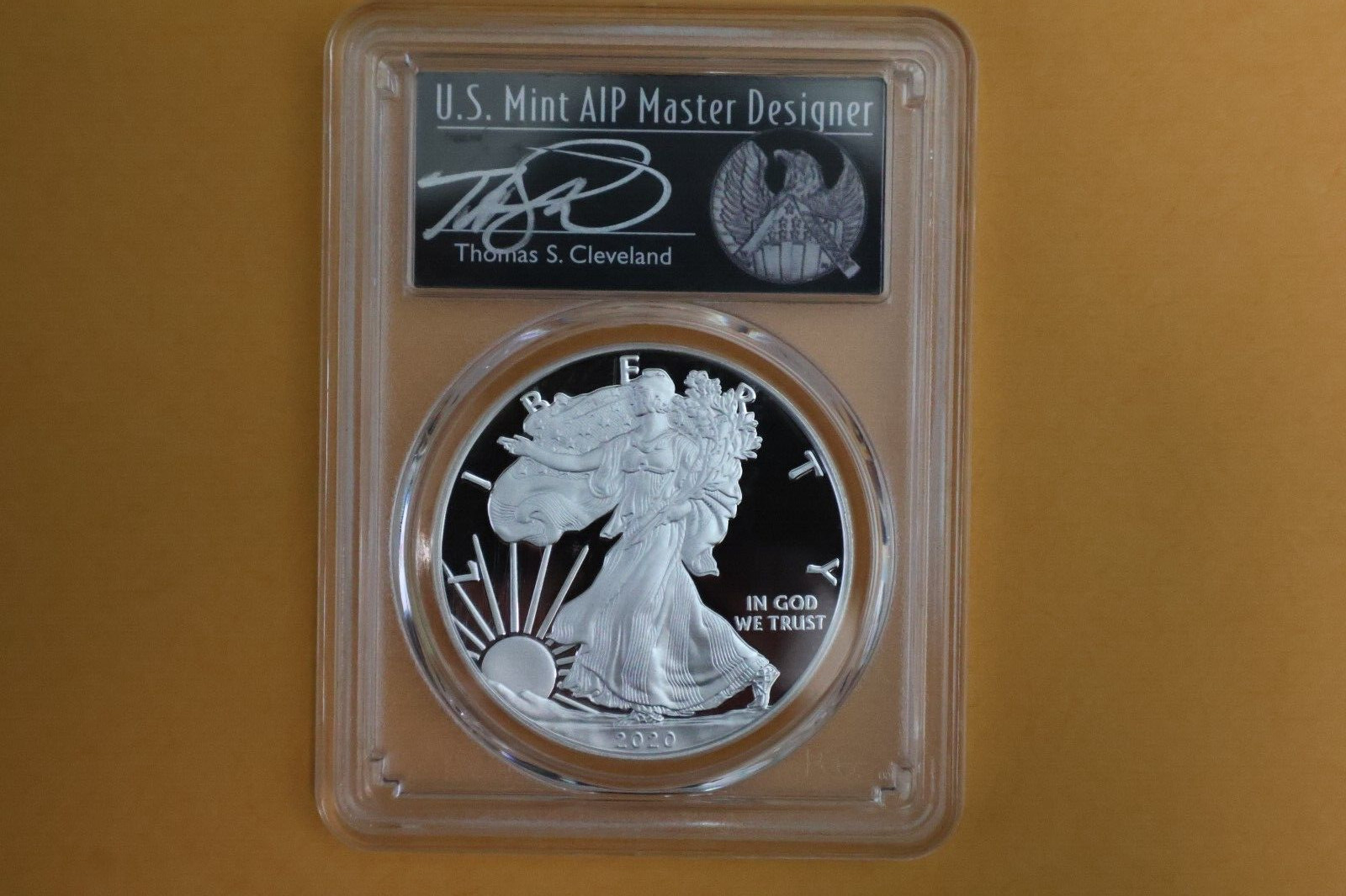 2020-W Silver Eagle PCGS PR70 Thomas Cleveland FDI FUN Show