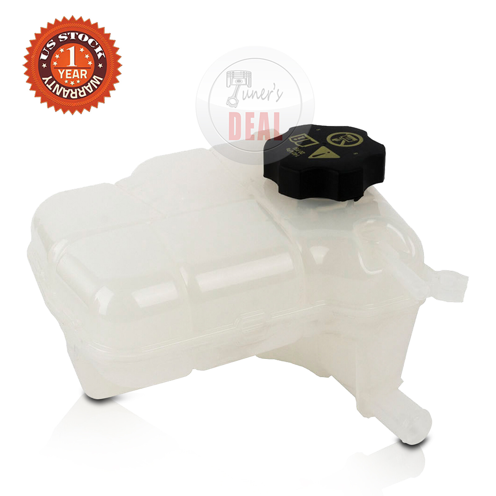 Coolant Reservoir Overflow Tank w/Cap For 2010-18 Chevrolet Buick 2.4L 13256823