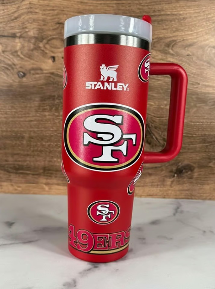 49ers Fan Cup Stanley 40oz With Straw
