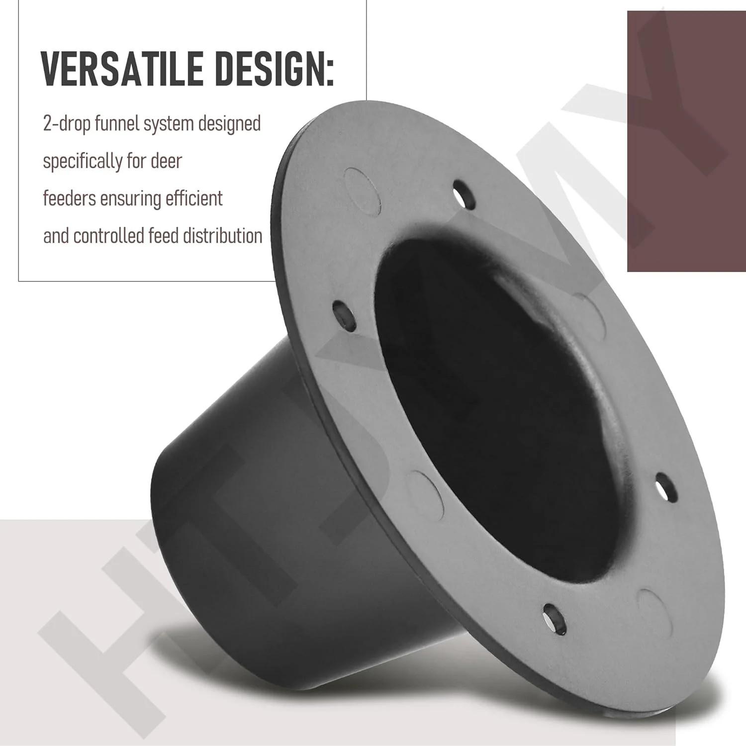 2" Drop Funnel for Deer Feeder, Versatile Funnel for Deer Feeder, Adopt Durable