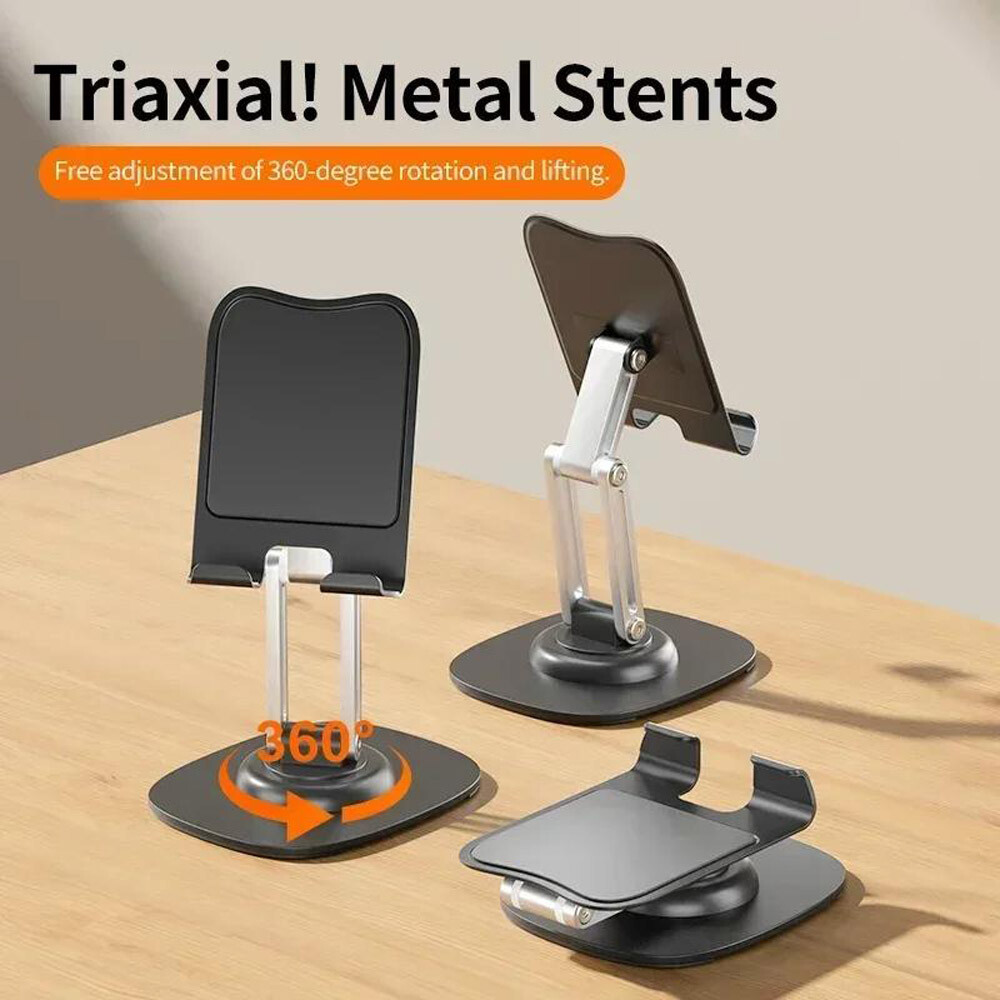 Universal Adjustable Tablet Mount Cell Phone iPad iPhone Desk 360 Rotate Holder