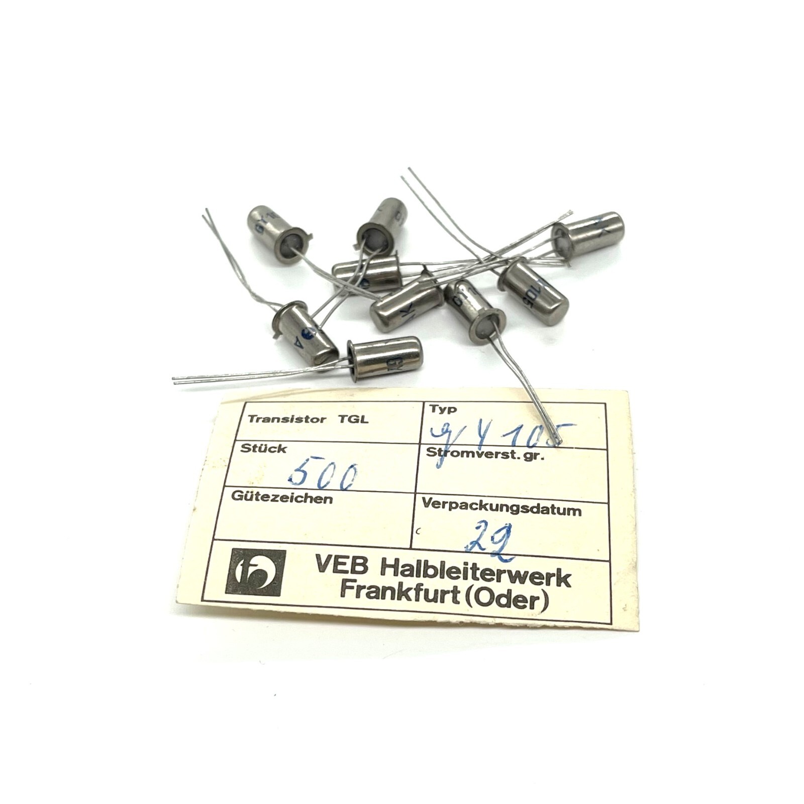 5x Vintage Diode GY105 GY 105 DDR VEB