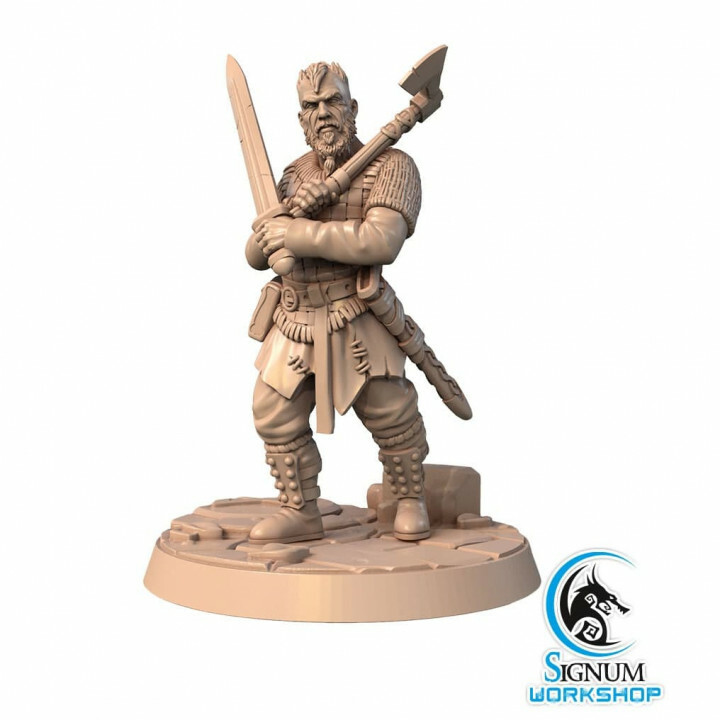 Magni Floki Viking Norse - Signum Games - Fantasy Dungeons and Dragons Mini