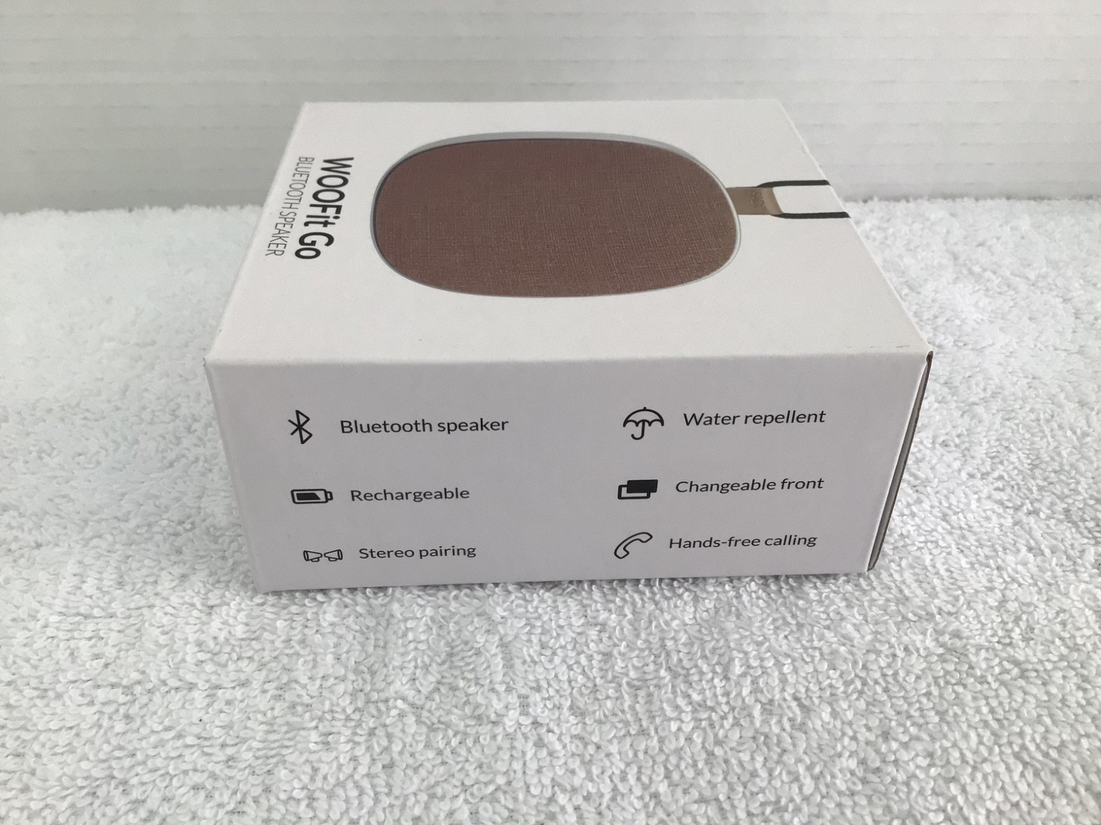 WOOFit Go Bluetooth Portable Speaker Rose