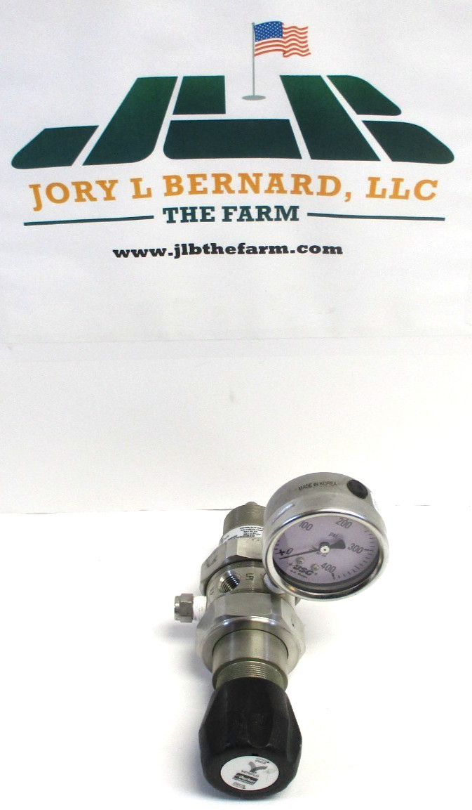 PARKER VERIFLO , GAS REGULATOR, IR6004SK5PXX4B, 4000-PSI INLET, 1/4" FNPT, USED