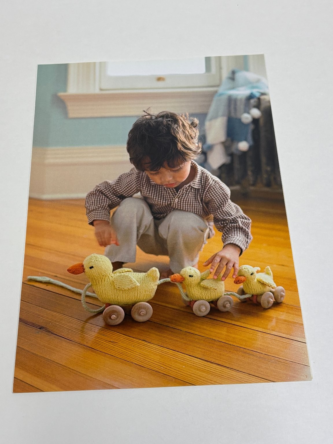 Mama Duck and Ducklings Knitting Pattern Pages Toy