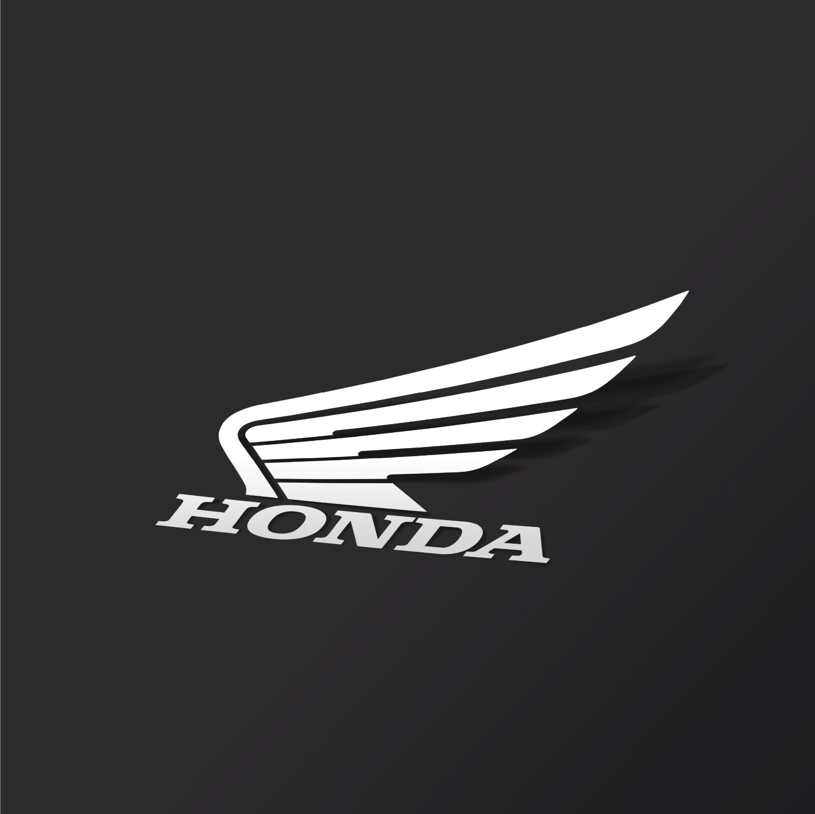Honda Wings Logo Decal – Vinyl Sticker for Motorcycle, Bike, Car, or Truck Windw