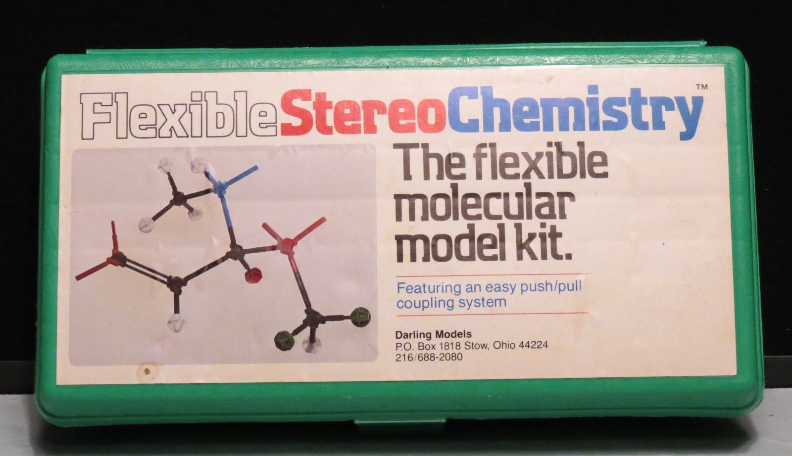 Chemistry Kit Molecular Model Flexible Stereo Vintage
