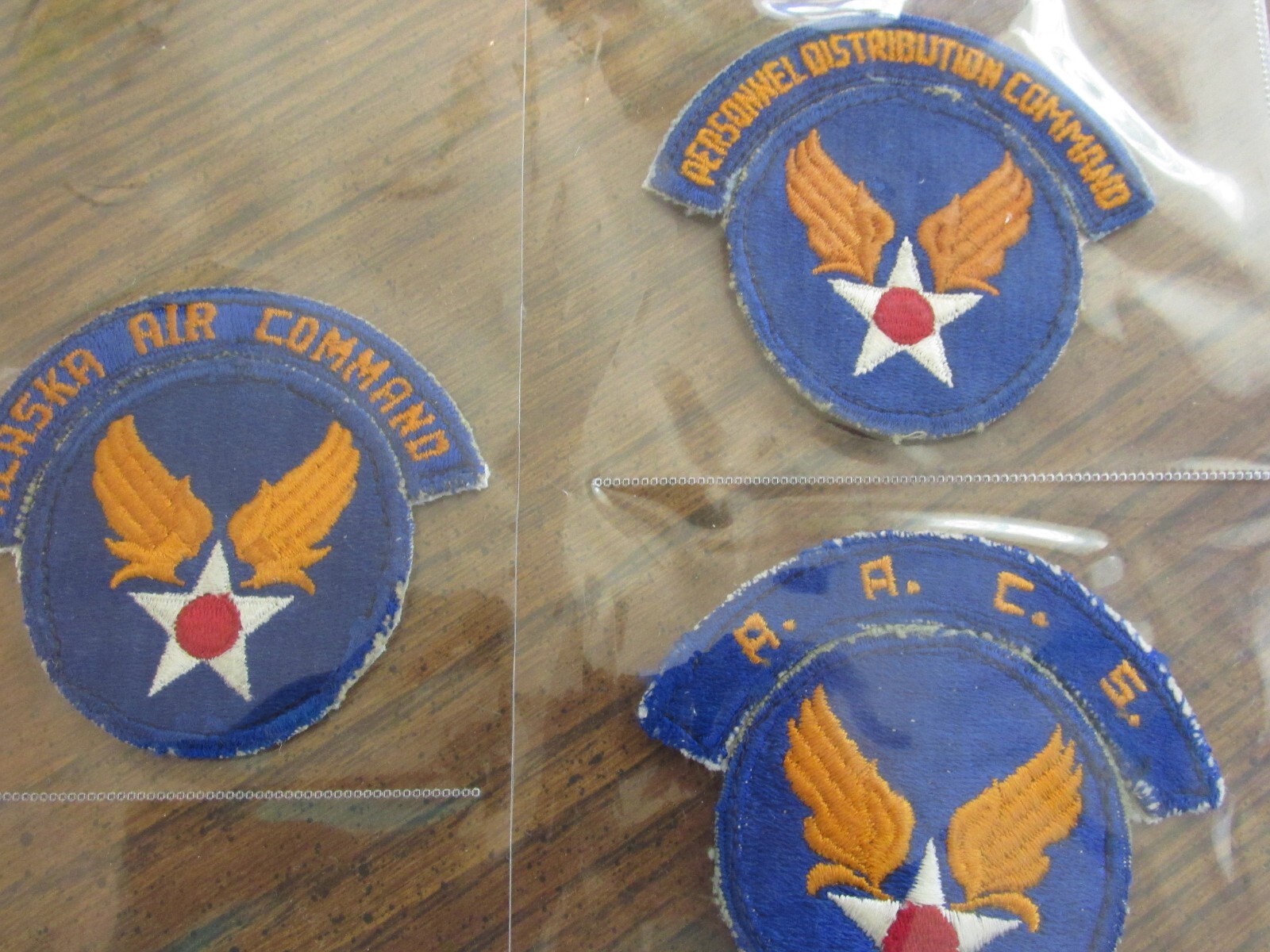 WW2 AAF 15 different Tab set Army Air Force patch lot collection