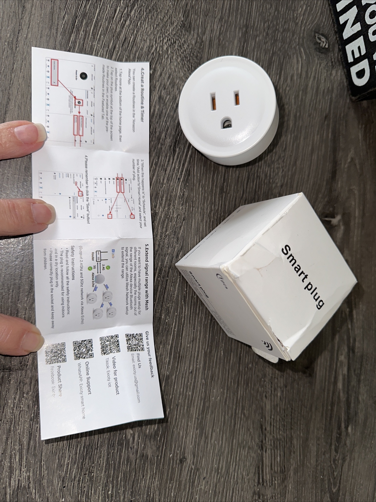 Exloty Bluetooth Mesh Smart Plug (works with Alexa Echo ONLY) 1 Plug NewWithBox