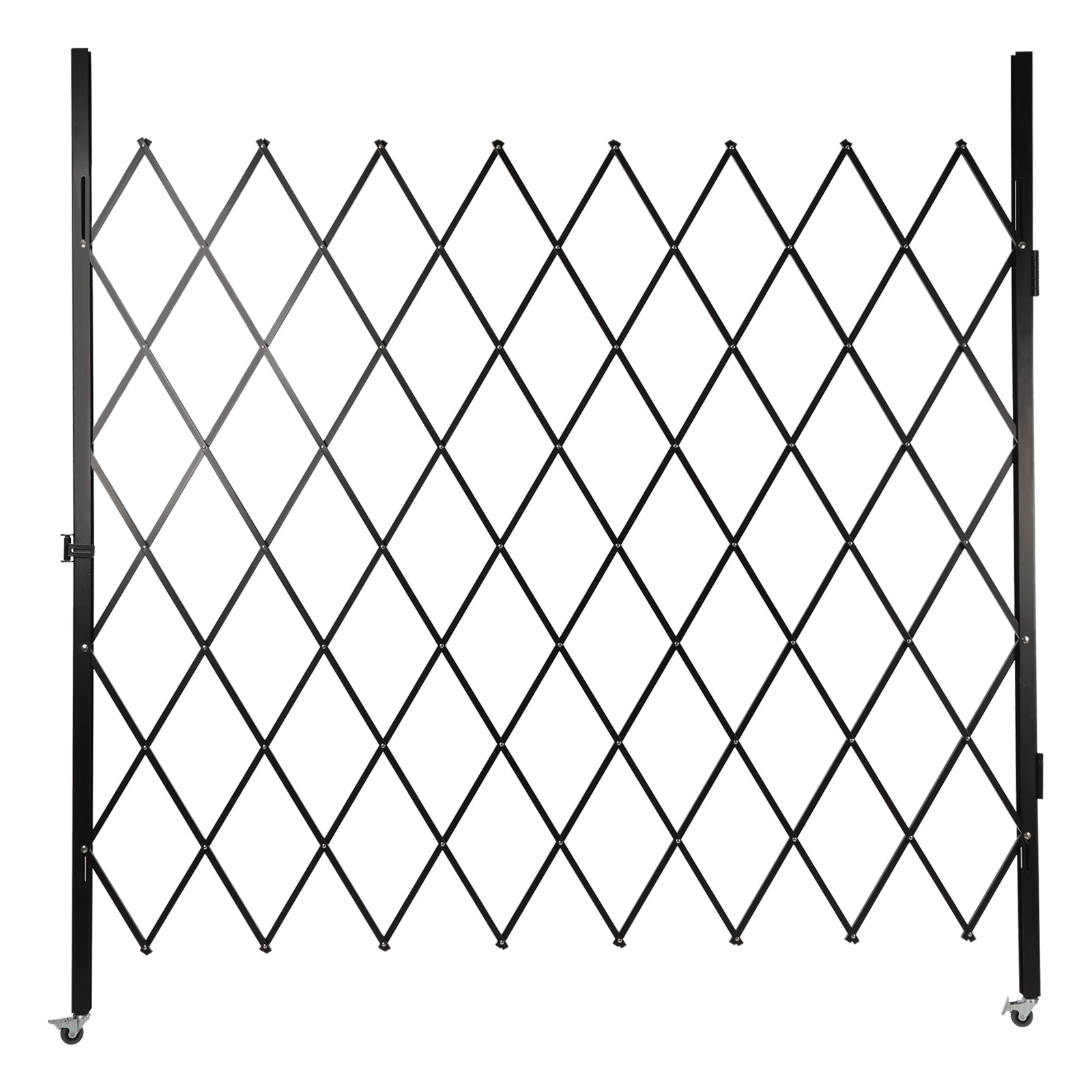 360° Barricade Gate Folding Security Rolling Gate Expanding Security Door 2.2*2m