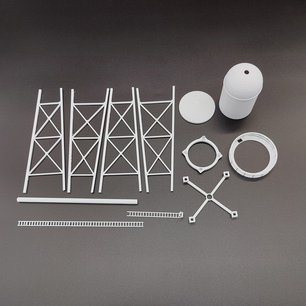 HO H0 Scale Water Tower 3D printed H*O
