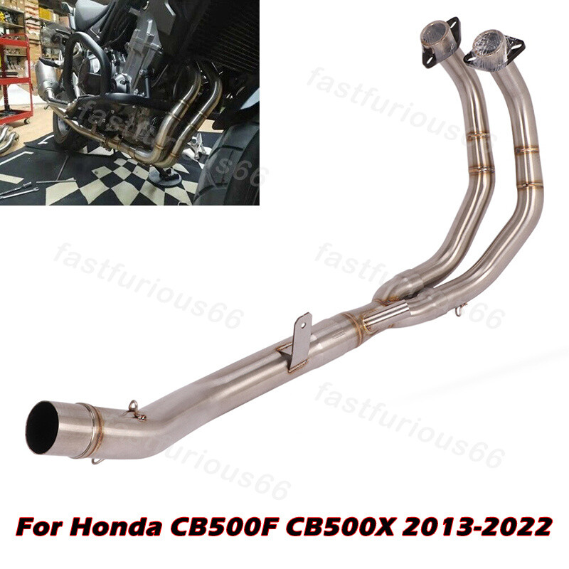 For Honda CBR500 CB500X CB500F Motorcycle Exhaust Front Link Pipe Header Tube