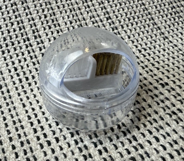1Pcs Clear Nail Drill Bits Dual Wire Cleaning Brush Storage Box Maintenance Tool