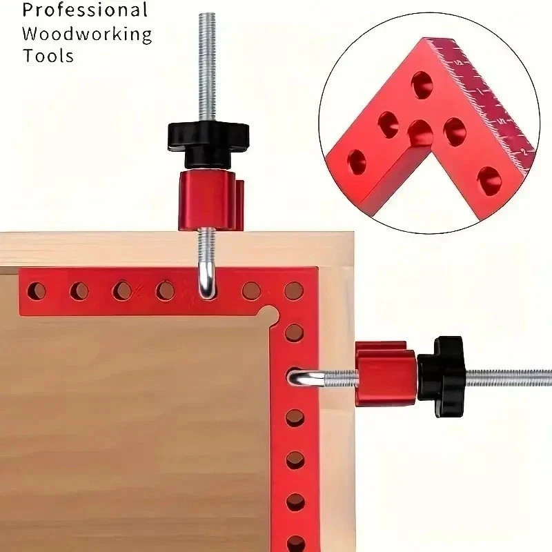 Aluminum Alloy Metal Corner Clamps For Woodworking Positioning 90 Degree 140mm