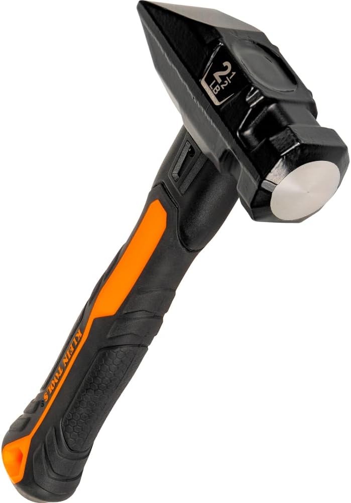 Klein Tools H80602 Sledge Hammer, 2-1/2 Pound Blacksmith Hammer with Fiberglass