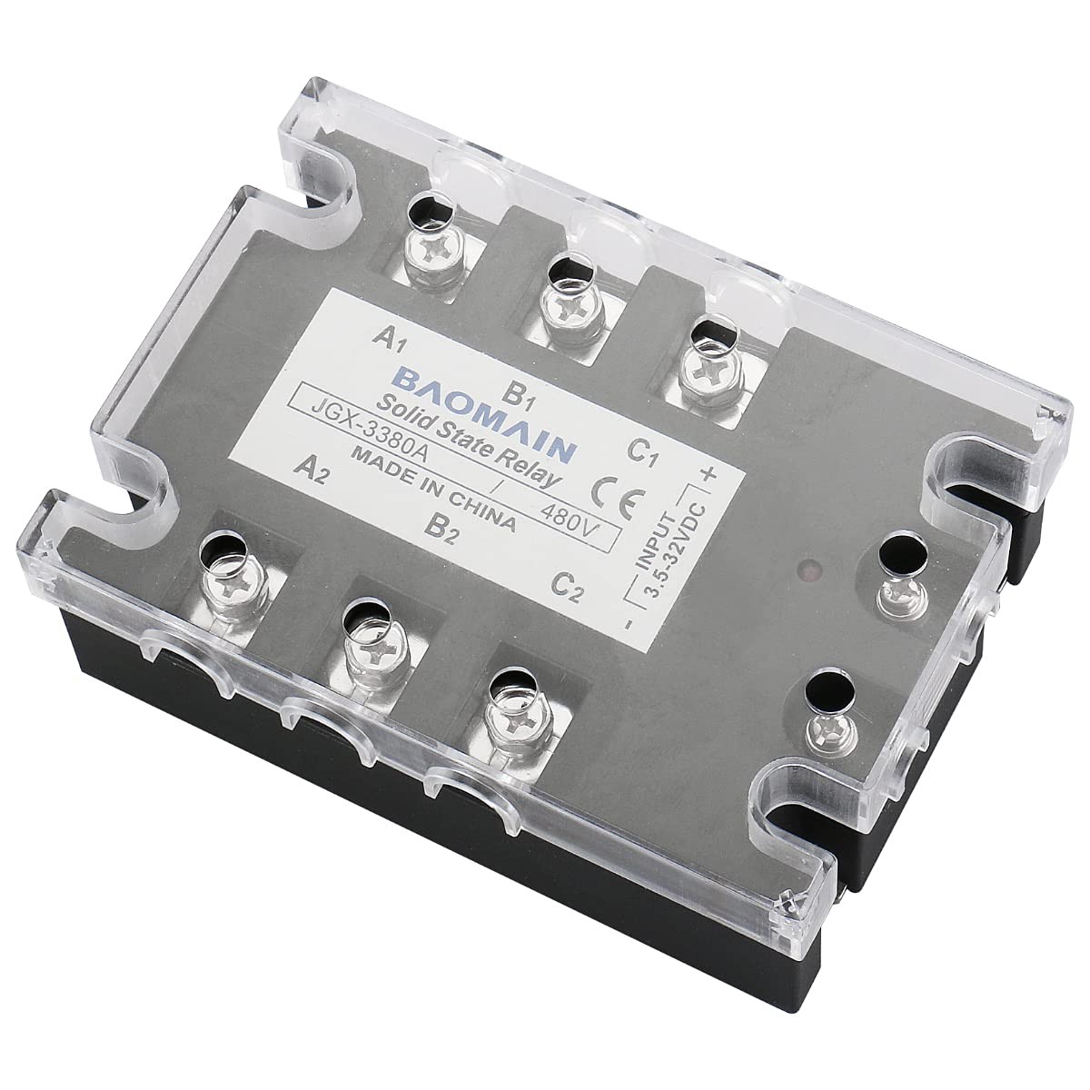 JGX3380A 3 Phase Solid State Relay 432V DC Input 480VAC 80A Output DC/AC