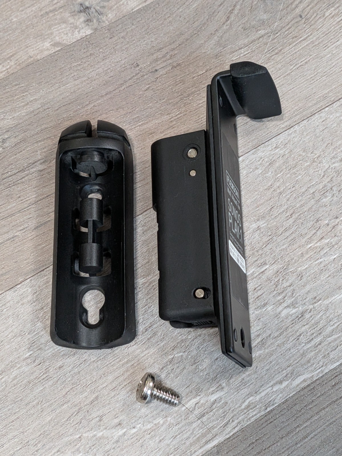 Flexson Wall Mount PIVOT + TILT BRACKET for Sonos One Play:1 Play - Black Color