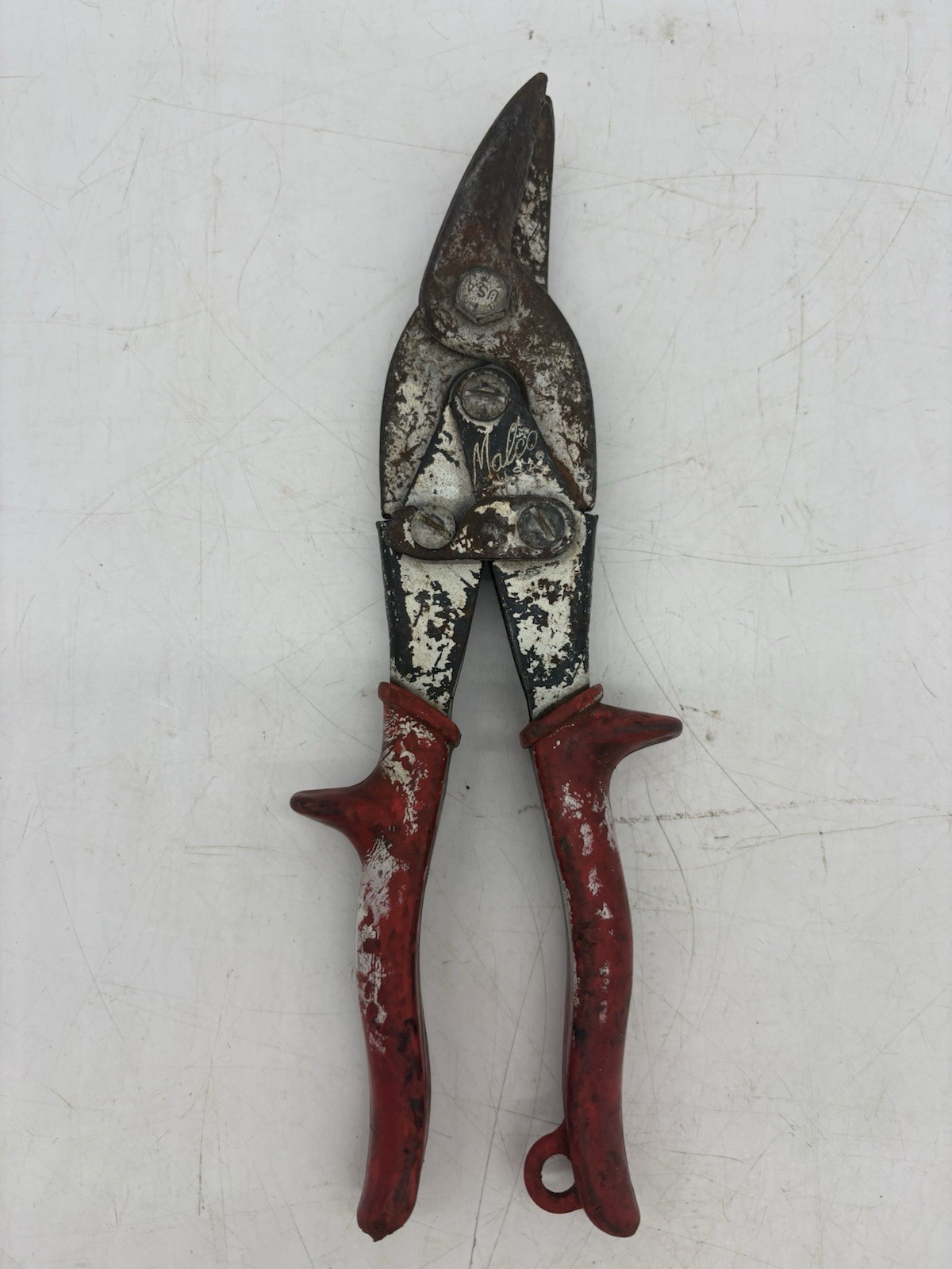 Vintage Malco No. 1 Aviation Left Hand or Straight Lines Cutting Snips Shears