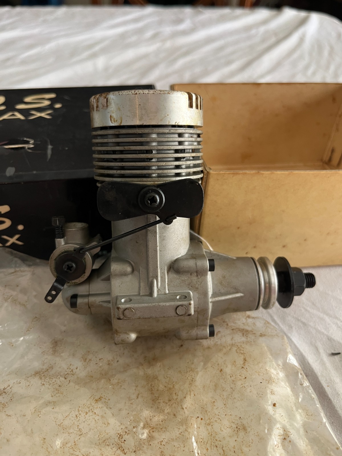 NOS OS Max-H 80 2 Stroke RC Radio Control Airplane Engine Motor Nitro Gas
