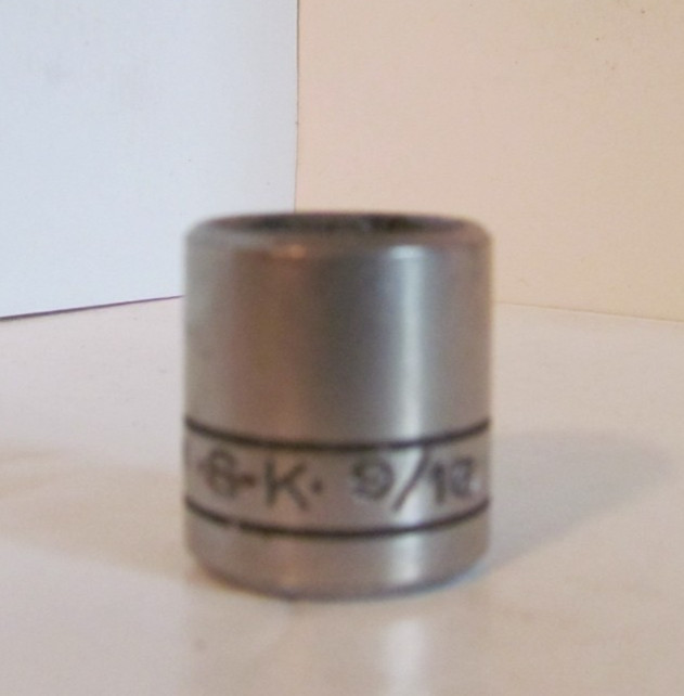 Vintage SK 9/16 SAE 3/8" Drive 6 Point Socket 45118 USA