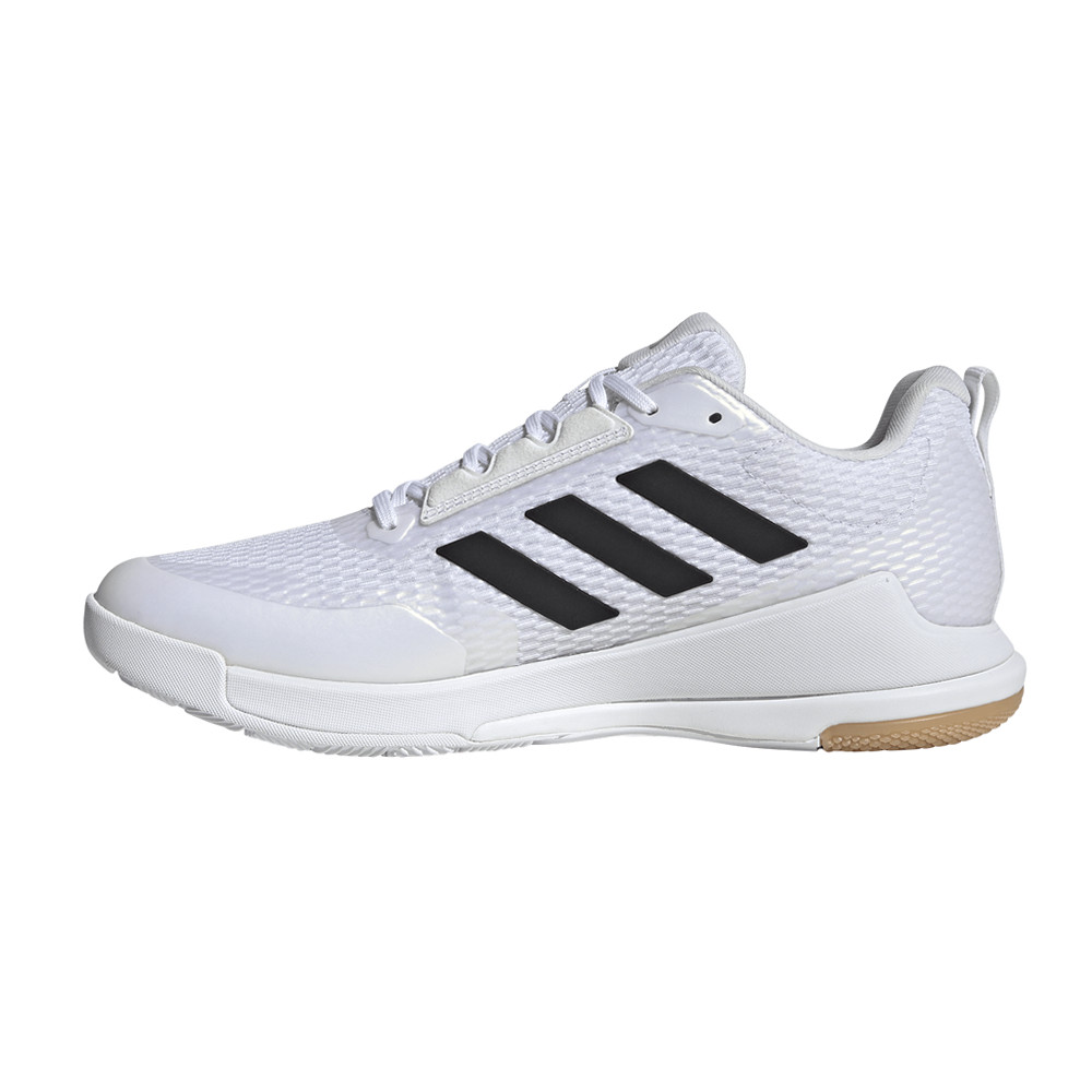 adidas Novaflight 2 Indoor Training Mens White Sneakers Athletic Shoes ID3667